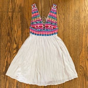 Embroidered Sun Dress